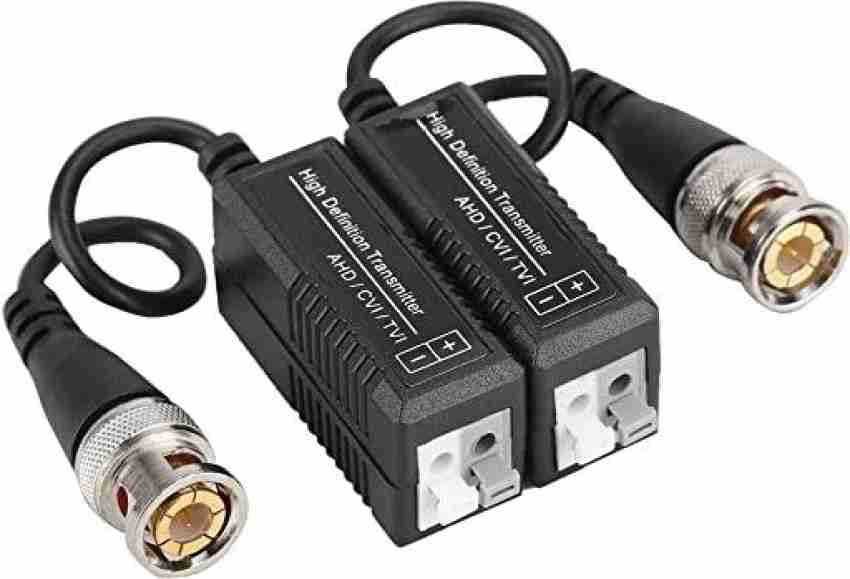 99Gems CCTV VIDEO BALUN PASSIVE HD TRANSCEIVER SINGLE CHANNEL  AHD/CVI/TVI/CVBS Wire Connector Price in India - Buy 99Gems CCTV VIDEO  BALUN PASSIVE HD TRANSCEIVER SINGLE CHANNEL AHD/CVI/TVI/CVBS Wire Connector  online at