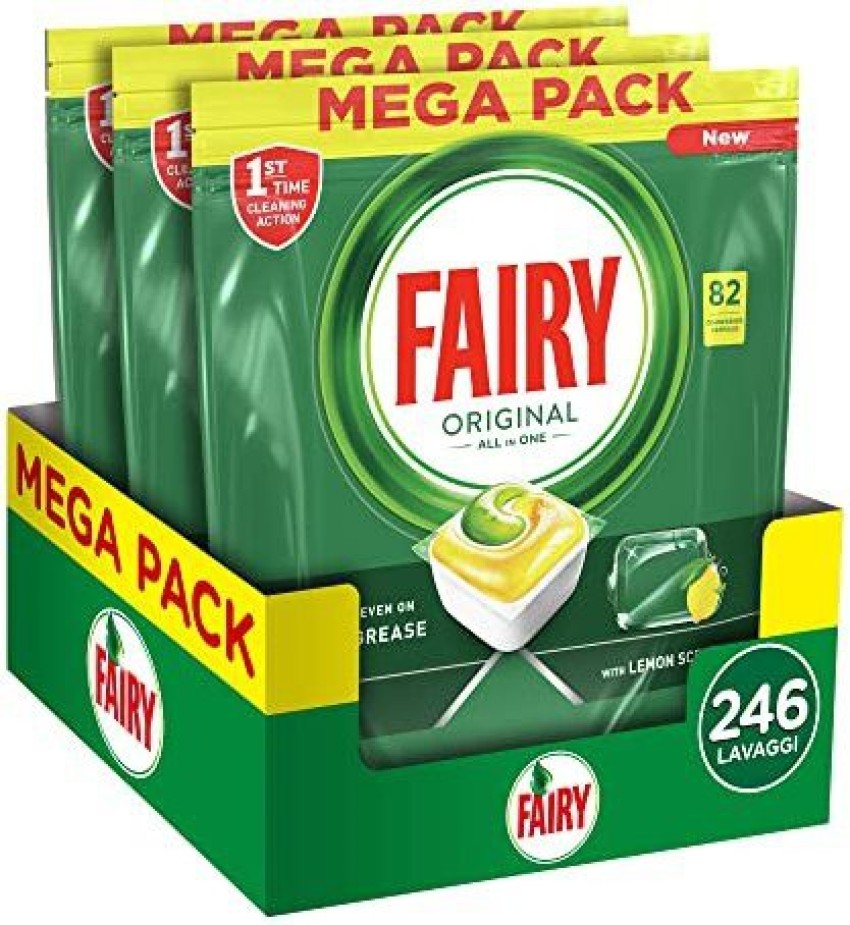 Fairy Platinum Plus All In One Dishwasher Tablets, Lemon, 48, Savers