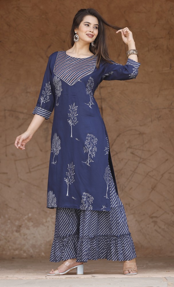 Buy YAVI Women Kurta Pant Set Online at Best Prices in India | Flipkart.com