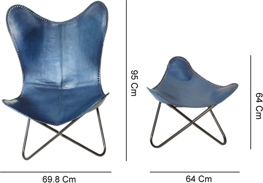 Outdoor metal deals butterfly chair