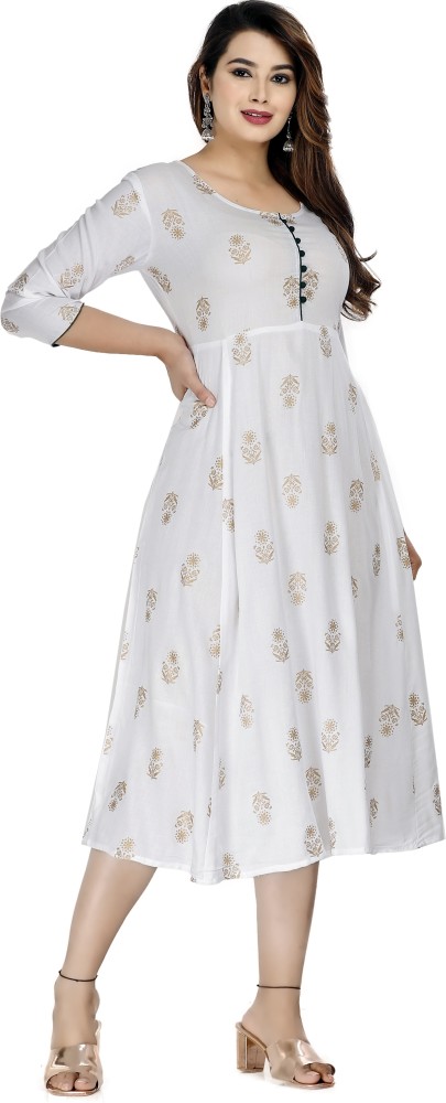 White kurti 2025 in flipkart