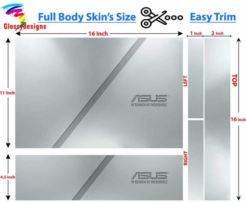 GlossyDesigns Full Body Laptop Skin - Hp On Glossy Black Premium Vinyl  Laptop Decal 15.6 Price in India - Buy GlossyDesigns Full Body Laptop Skin  - Hp On Glossy Black Premium Vinyl