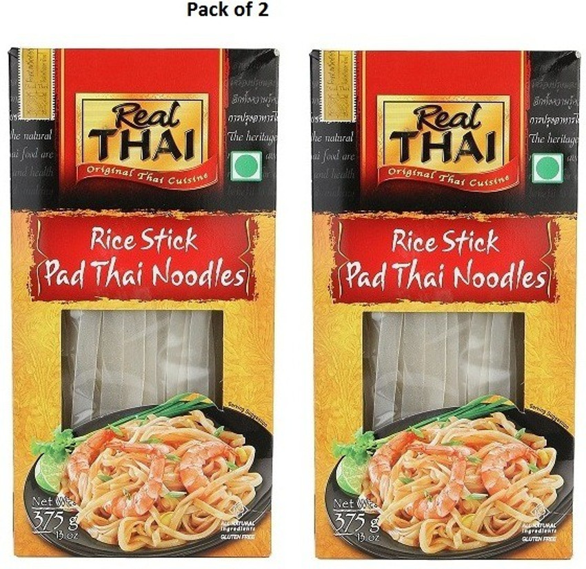 Real Thai Pad Thai Noodles10mm375g Pack of 2 Imported Instant