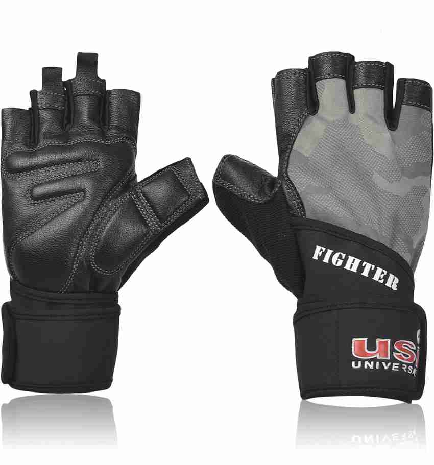 USI UNIVERSAL Fighter Fitness Gym Gloves Workout Powerlifting