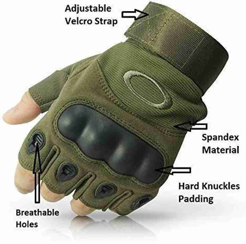 Padded fingerless cycling gloves online