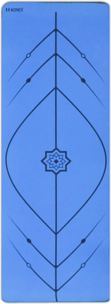 Buy Konex YOGA MAT WITH MARKINGS TO PROVIDE A GOOD WORKOUT EXPERIENCE ANTI SKID 6 MM 6 mm Yoga Mat Online at Best Prices in India EXERCISE FITNESS Flipkart