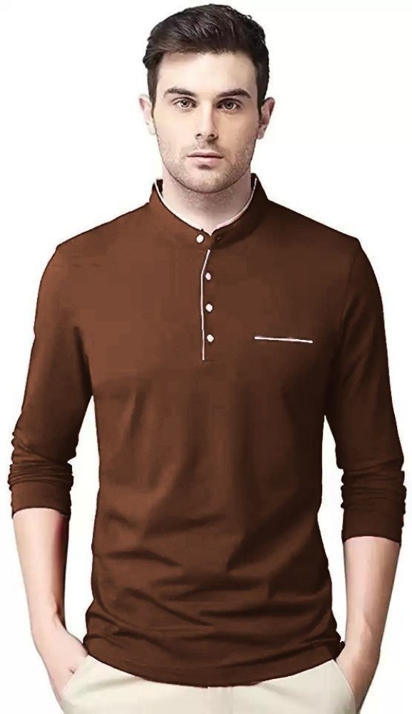 Men’s Mandarin Collar Shirt