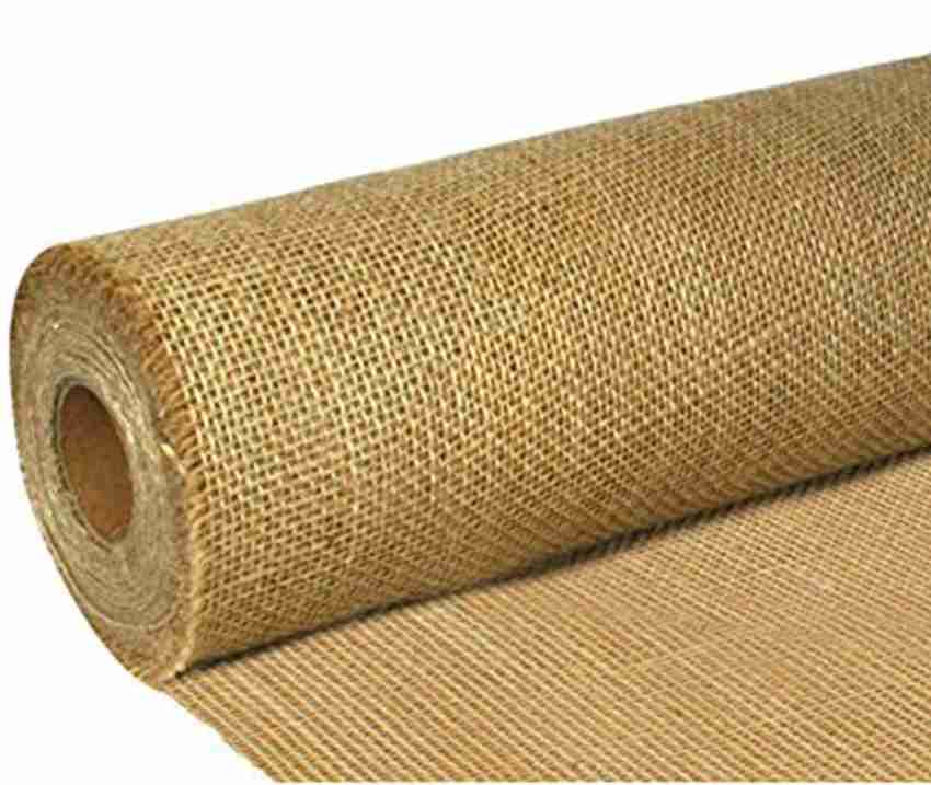 SRP Craft Non Laminated Jute Fabric for Making Jute Bags Art Craft Home Decor 50 Size Non Laminated Jute Fabric for Making Jute Bags Art Craft Home Decor 50 Size