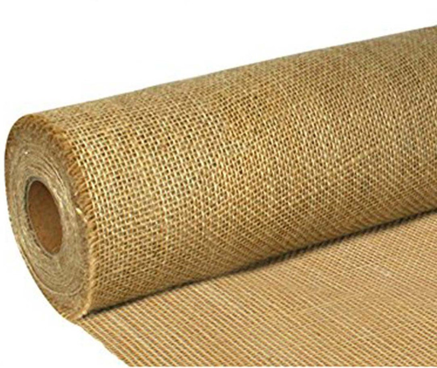 SRP Craft Non Laminated Jute Fabric for Making Jute Bags Art Craft Home Decor 50 Size Non Laminated Jute Fabric for Making Jute Bags Art Craft Home Decor 50 Size