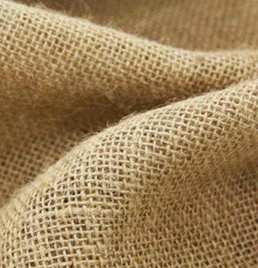SRP Craft Non Laminated Jute Fabric for Making Jute Bags Art Craft Home Decor 50 Size Non Laminated Jute Fabric for Making Jute Bags Art Craft Home Decor 50 Size
