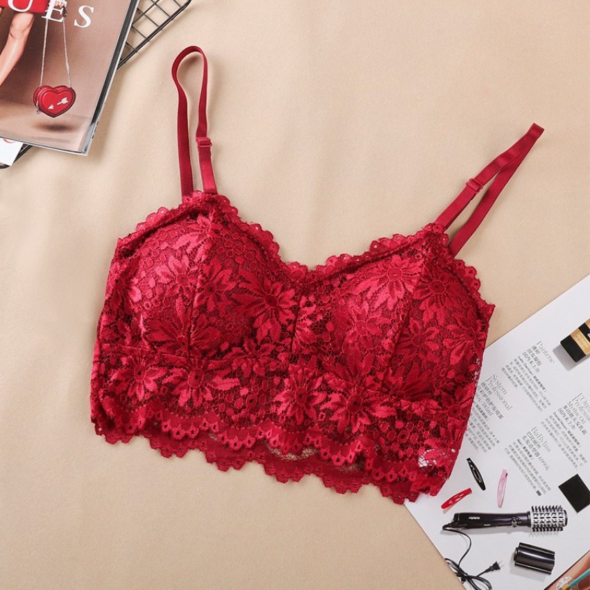 Buy DeFacto Lace Underwire Bra In Red
