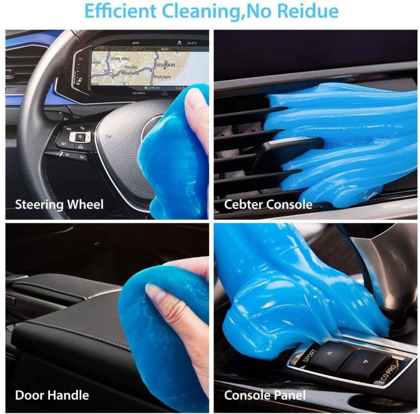 Buy HOTKEI Lemon Scented Multipurpose Car Interior Ac Vent Keyboard Laptop  Dust Cleaning Cleaner Kit Slime Gel Jelly for Car Dashboard Keyboard  Computer Electronics Gadgets (100 gm) Online at Best Prices in