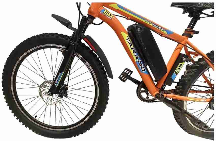 TARANG Masti Electric Cycle Orange 26 inches Single Speed Lithium ion Li ion Electric Cycle Price in India Buy TARANG Masti Electric Cycle Orange 26 inches Single Speed Lithium ion Li ion Electric Cyc...