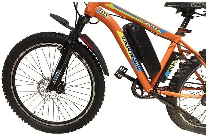 TARANG Masti Electric Cycle Orange 26 inches Single Speed Lithium