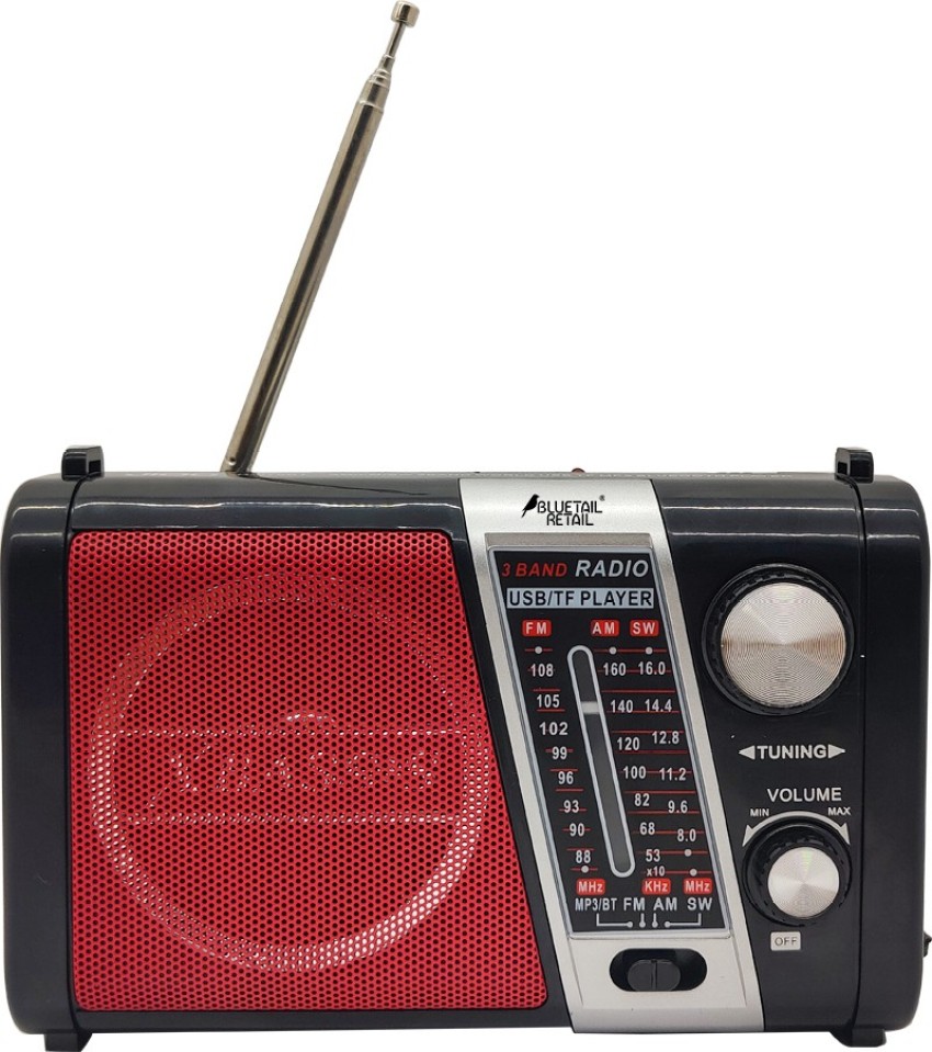 Bluetail Retail H-879BT FM Portable Rechargeable Radio Bluetooth