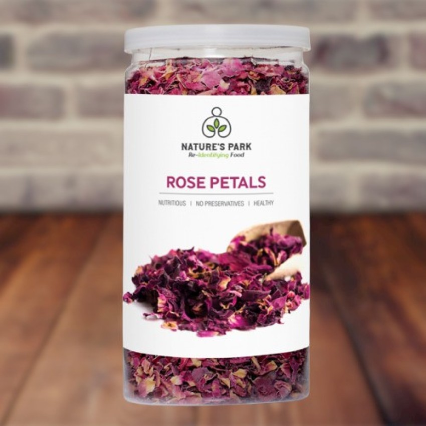 Urban Platter Sun Dried Rose Petals, 100g (100% Edible, Sun-Dried, Gulab  Patti, Dried Rose Petals