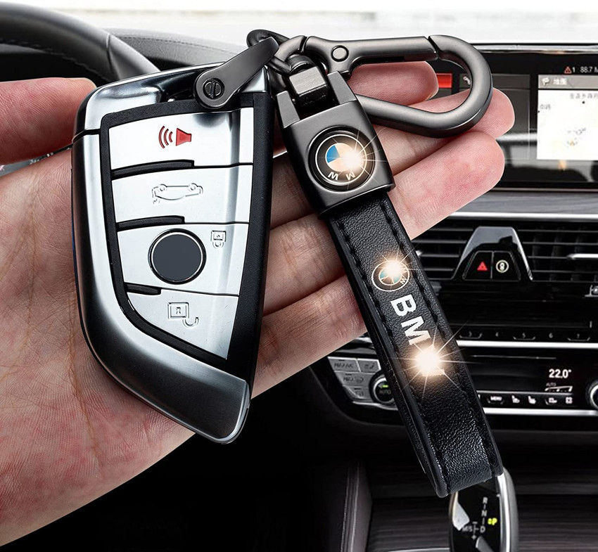 Bmw key holder shop leather