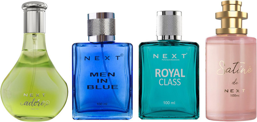 Buy NEXT Pack of 4 Perfume Satin Royal Class Men in Blue