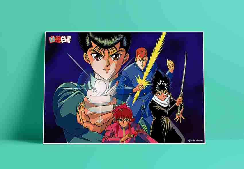 Yu Yu Hakusho  Minimalist poster, Anime canvas, Anime