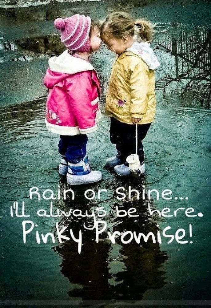 cute baby with friendship quotes