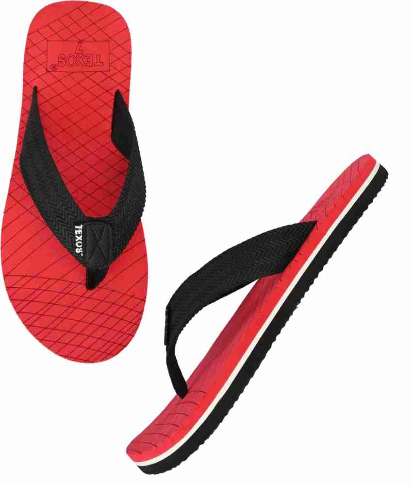 Flip flops red cheap colour