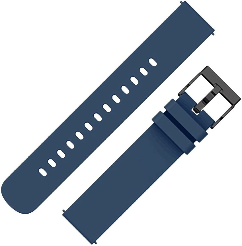 Laksh 23 mm strap with Black metal buckle for boat xtend watch