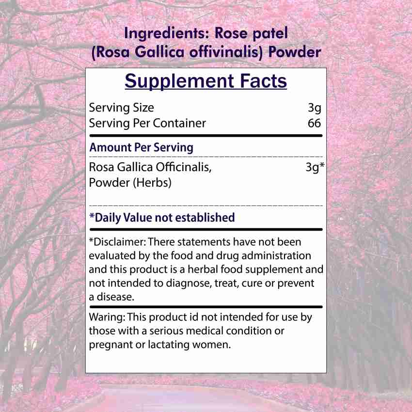 Organic Rose Petals Powder, Rosa Centifolia, Pink Rose Powder