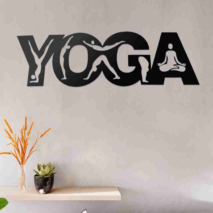 Yoga wall art clearance