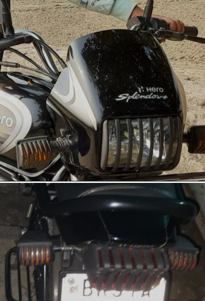 Splendor bike shop headlight cover