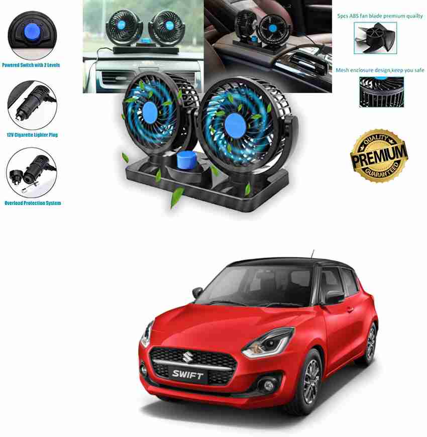 CCE 12V DC Electric Dashboard 360 Degree Rotatable Fan For Maruti