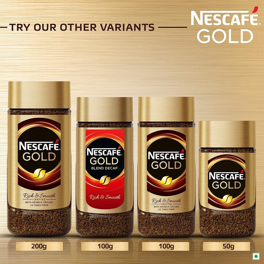 Nescafe Gold Rich and Smooth Arabica Coffee Instant Coffee Price in India -  Buy Nescafe Gold Rich and Smooth Arabica Coffee Instant Coffee online at