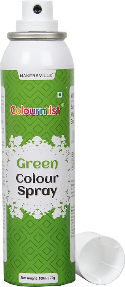 La Casa Pearlescent Spray Colour - GREEN | Edible Color Ideal for Cake  Decoration & Garnishing |