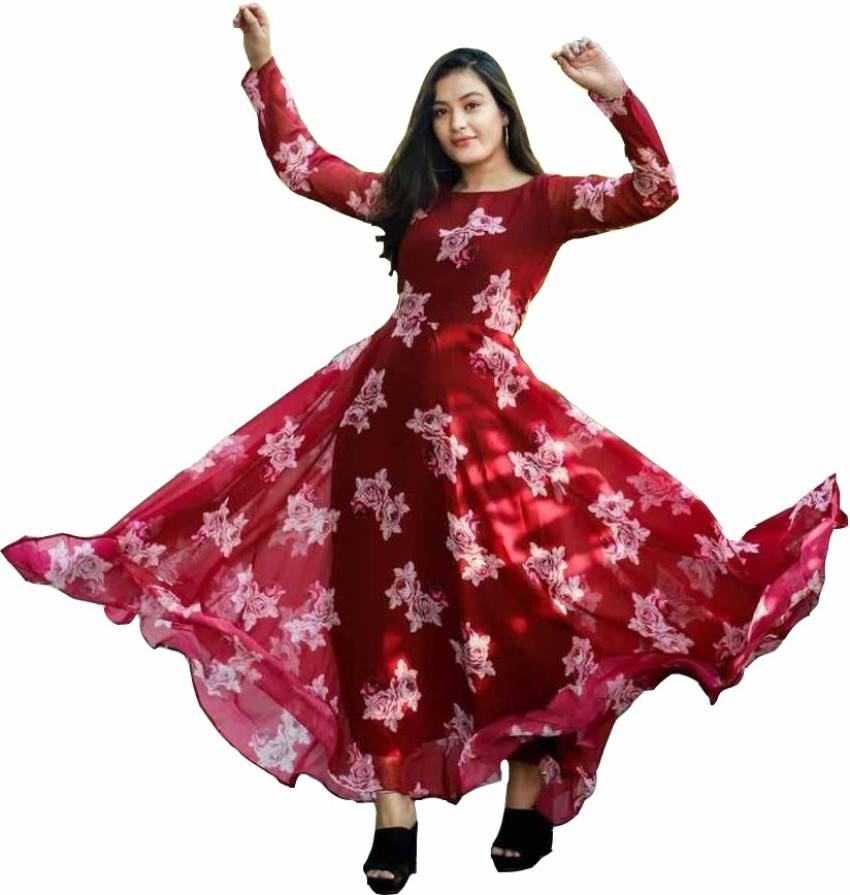 MADHUMALTI Anarkali Gown Price in India - Buy MADHUMALTI Anarkali Gown  online at
