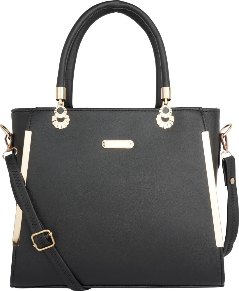 Buy TS Collection Women Blue Handbag Black Online Best Price in