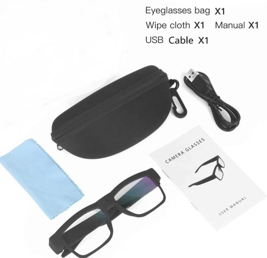 Spy glasses with audio and 2025 video