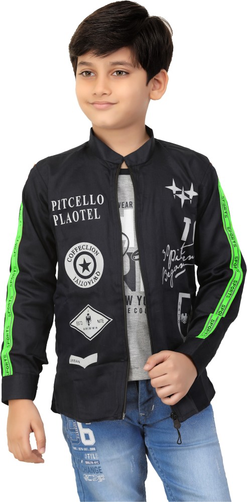 Boys black sports discount jacket