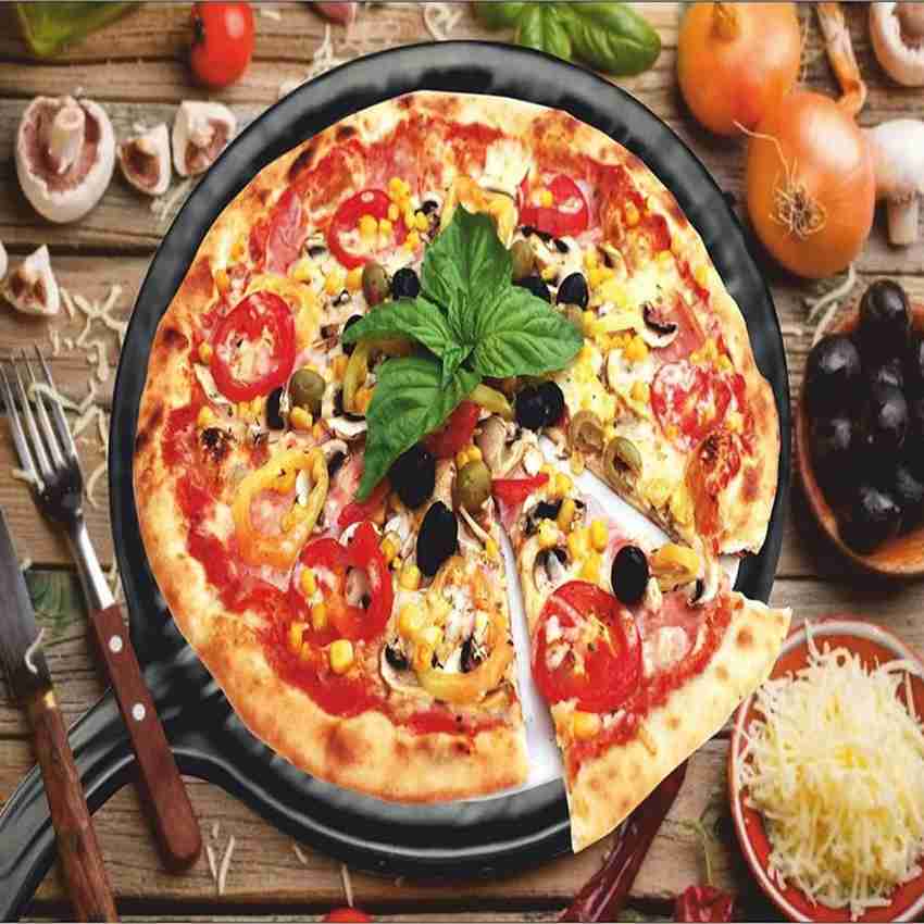 Pizza best sale serving plate