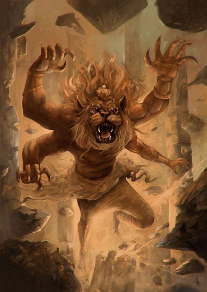 Narasimha Wallpaper  Download to your mobile from PHONEKY