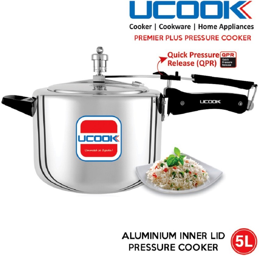 UCOOK By United Ekta Engg. 5 Litre Aluminium Inner Lid 5 L