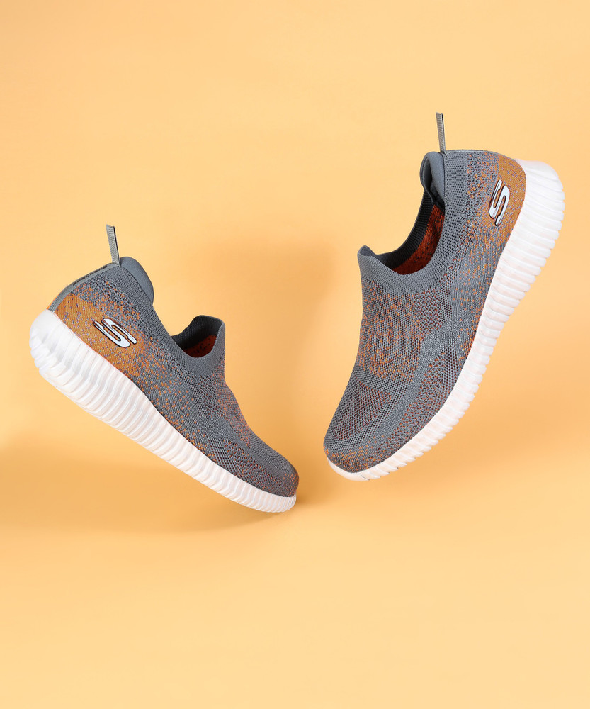 Skechers flex elite mens brown online