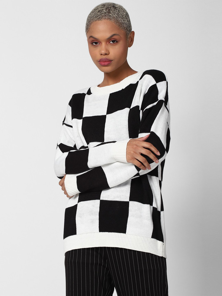 Forever 21 checkered sweater deals