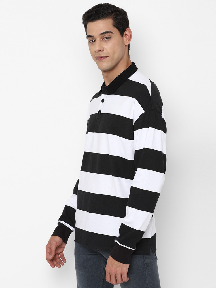forever 21 striped long sleeve shirt