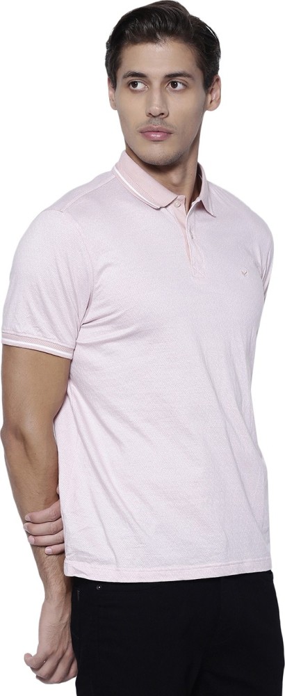 Blackberrys Solid Men Polo Neck Pink T-Shirt - Buy Blackberrys