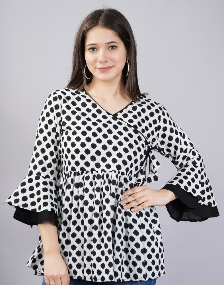 polka dots tops flipkart