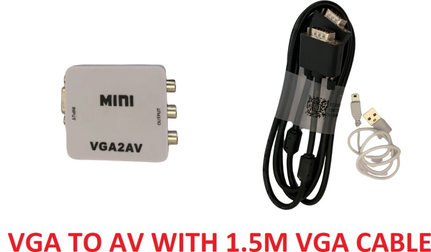Преобразователи форматов - Преобразователь видеосигнала AV-VGA CVA-3001