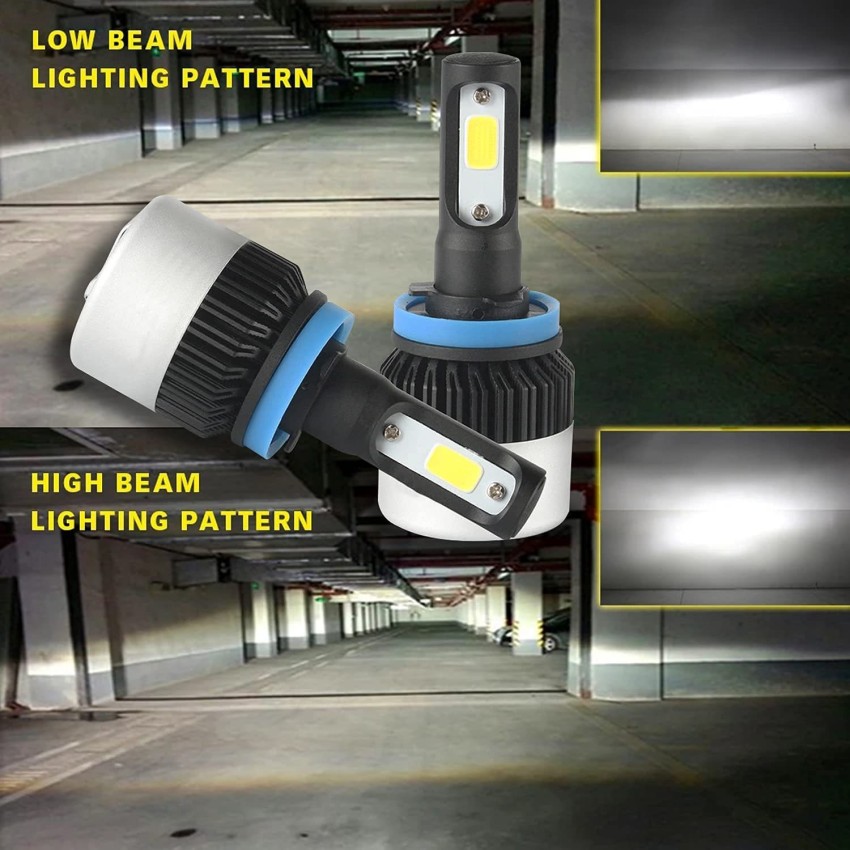 NightEye H8/H9/H11 LED Headlight Bulb Car/Bike and Scooty Plug & Play LED  Conversion Kit (50W/4000LM/6000K) (Set of 2) Headlight Car, Motorbike, Van  LED (12 V, 36 W) Price in India - Buy