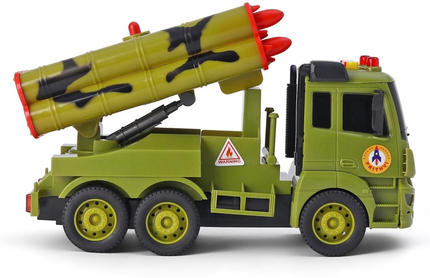 N2J2 SHOP Friction Powered Missile Launcher Prithavi Truck Toy Light Pull  Back Vehicle - Friction Powered Missile Launcher Prithavi Truck Toy Light  Pull Back Vehicle . shop for N2J2 SHOP products in