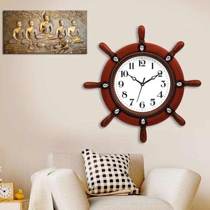 Att'z Analog 30.5 cm X 30.5 cm Wall Clock Price in India - Buy Att