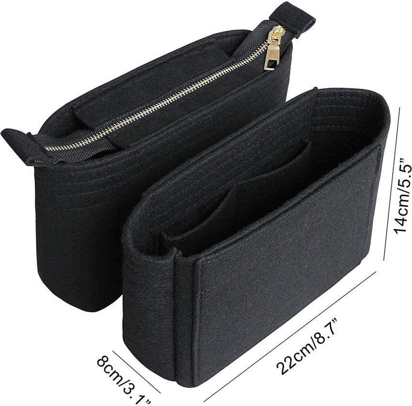 MEG GROW Women Felt Purse Organizer Insert for Ladies Handbag