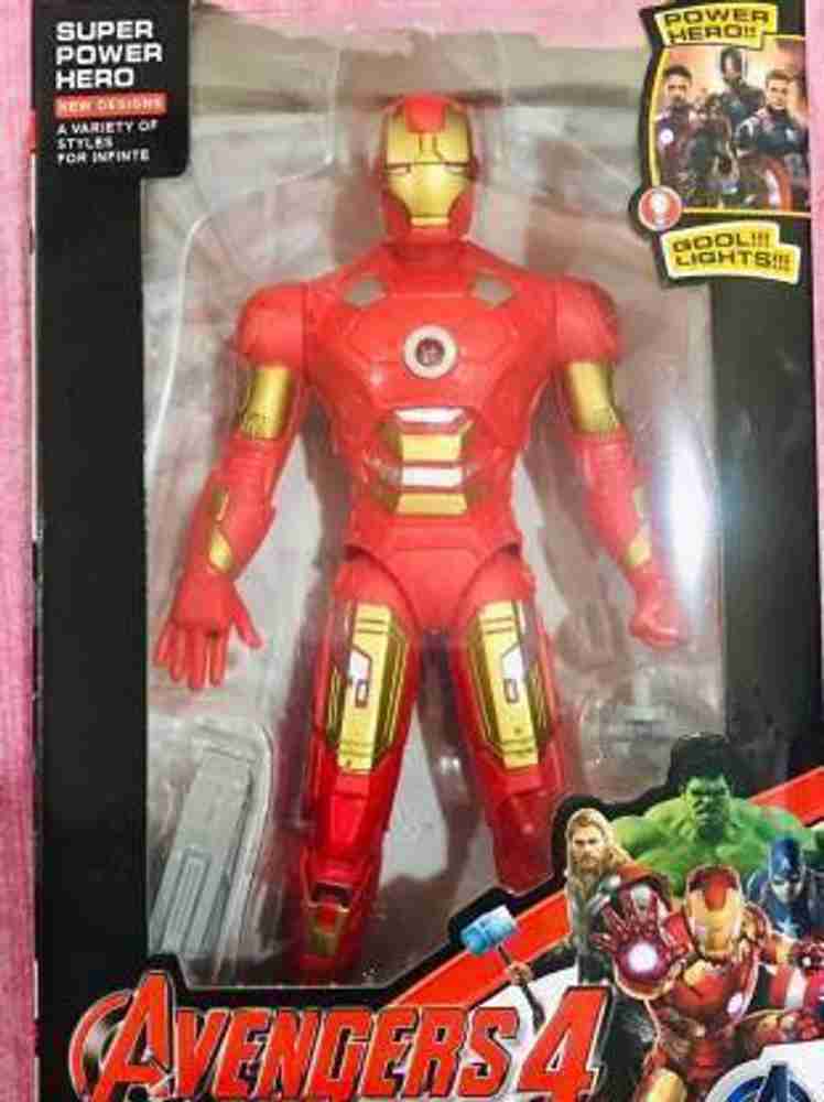 SR Toys Big Size Iron Man With Light Avengers Hero Toy For Kids